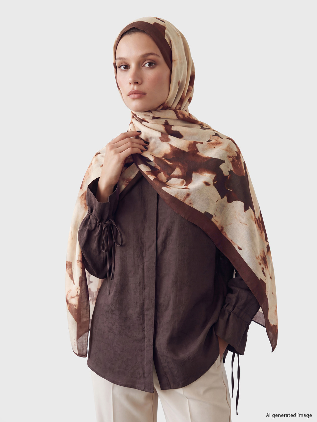 Patterned Women's Shawl