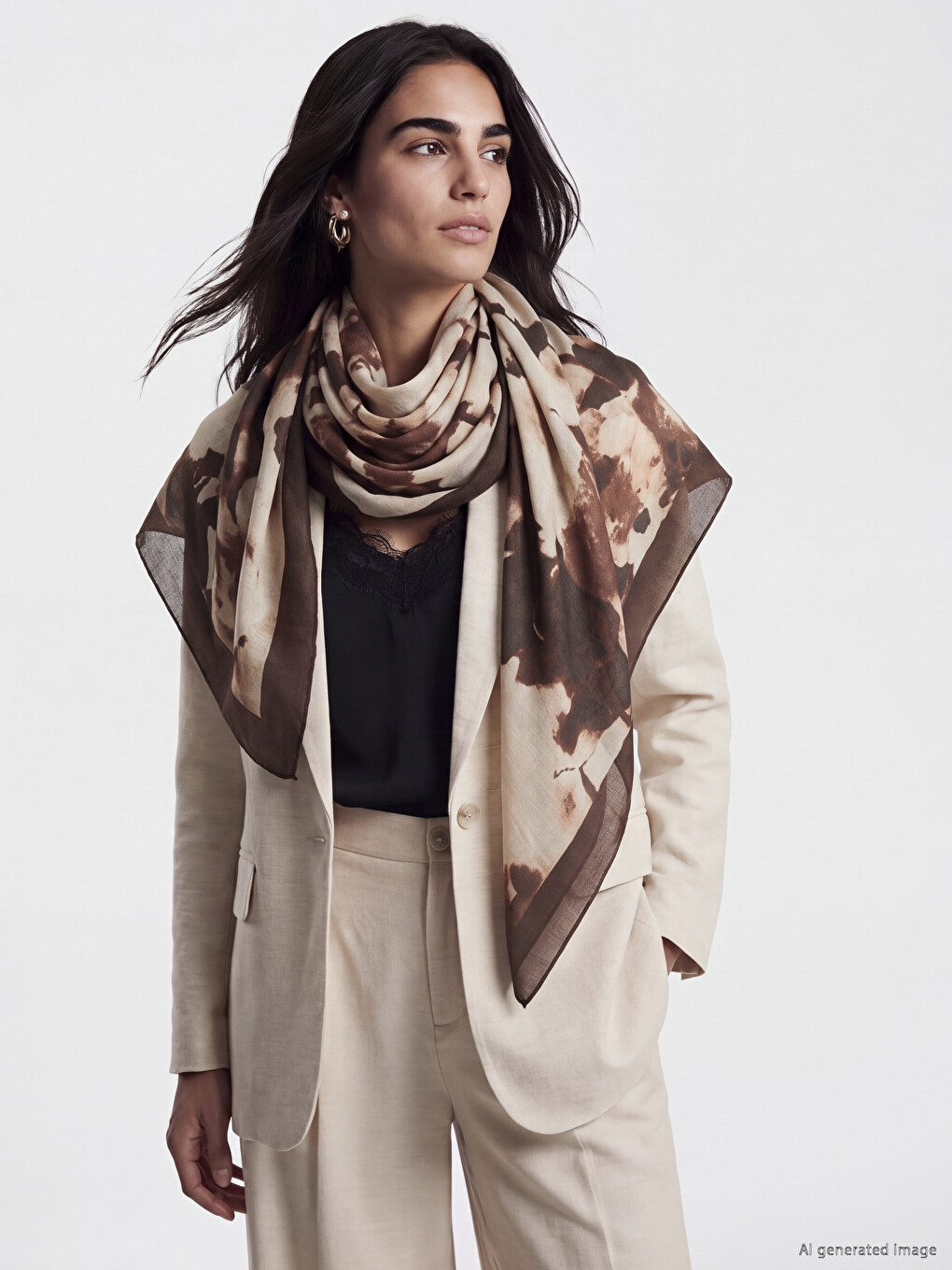 Patterned Women's Shawl-1