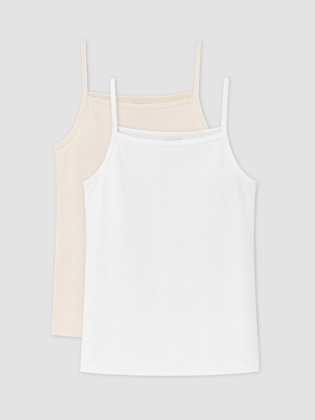 2 Pack Strappy Girls' Vest