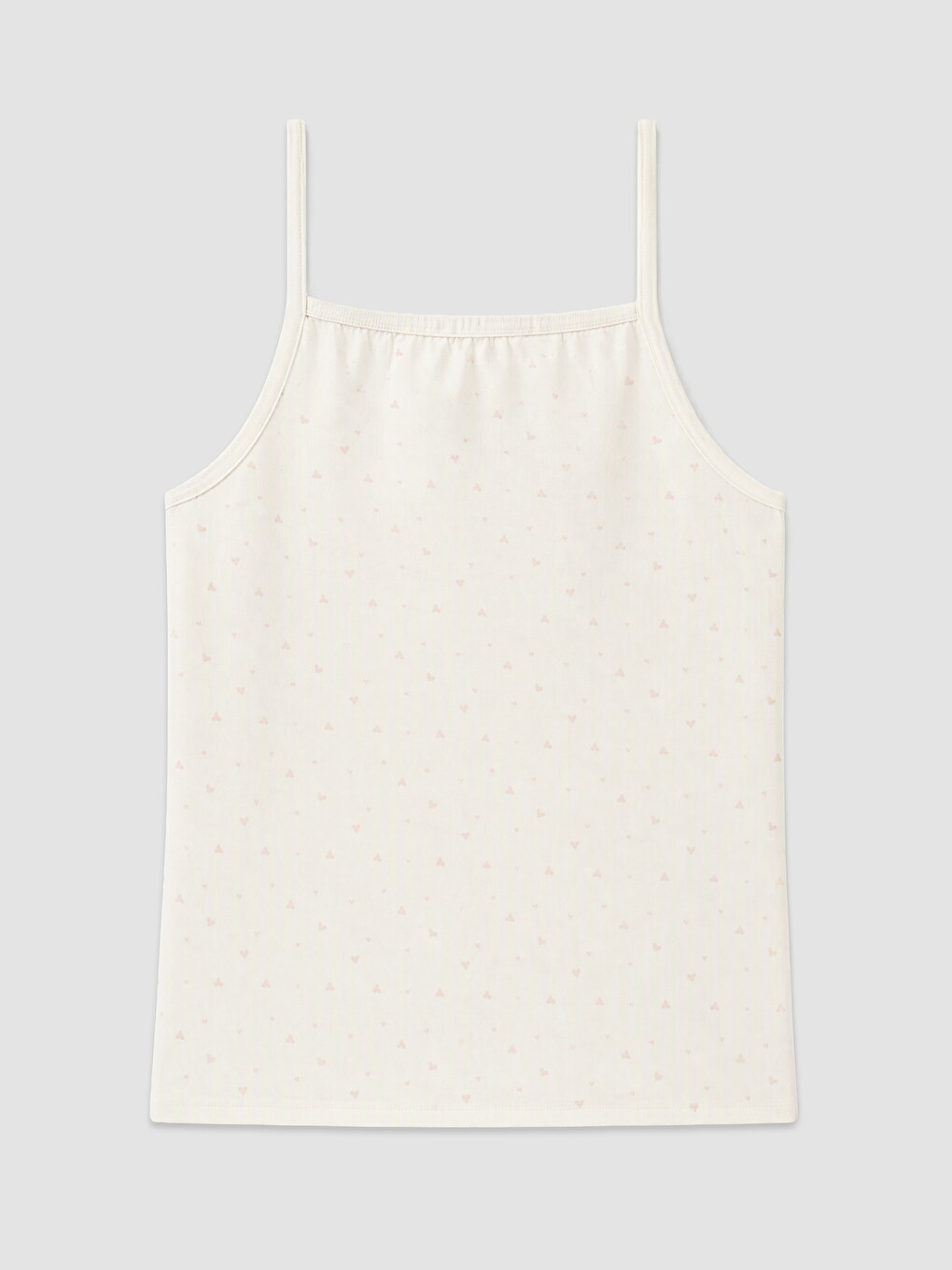 Patterned Girls' Vest 2 Pack-3