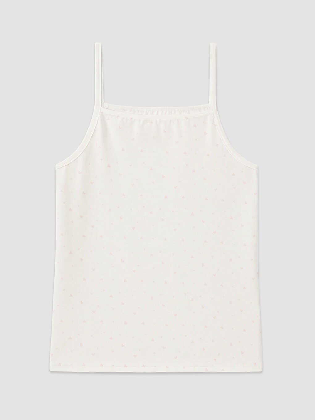 Patterned Girls' Vest 2 Pack-4