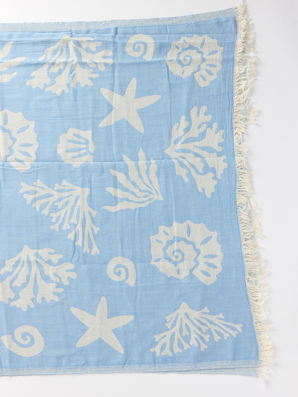Prosop Pestemal Cu Model Sea Shell 90x165 Cm-1