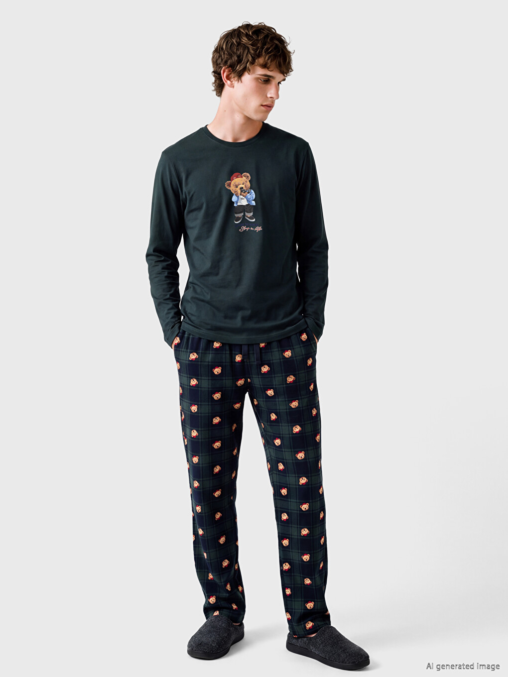 Printed Men's Pyjamas Set