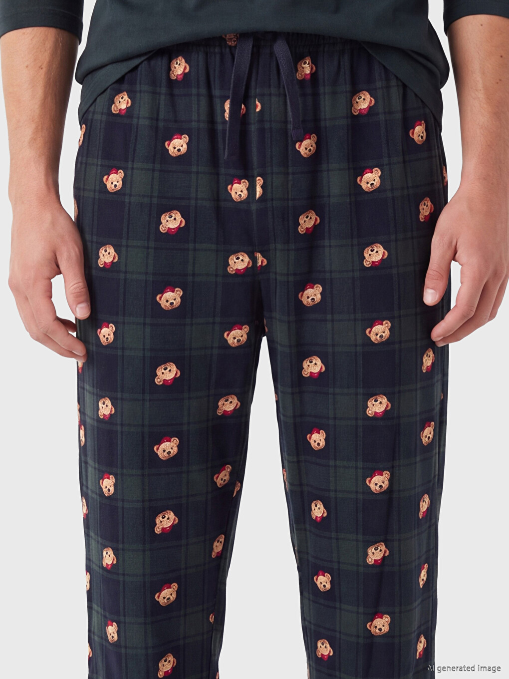 Printed Men's Pyjamas Set-4