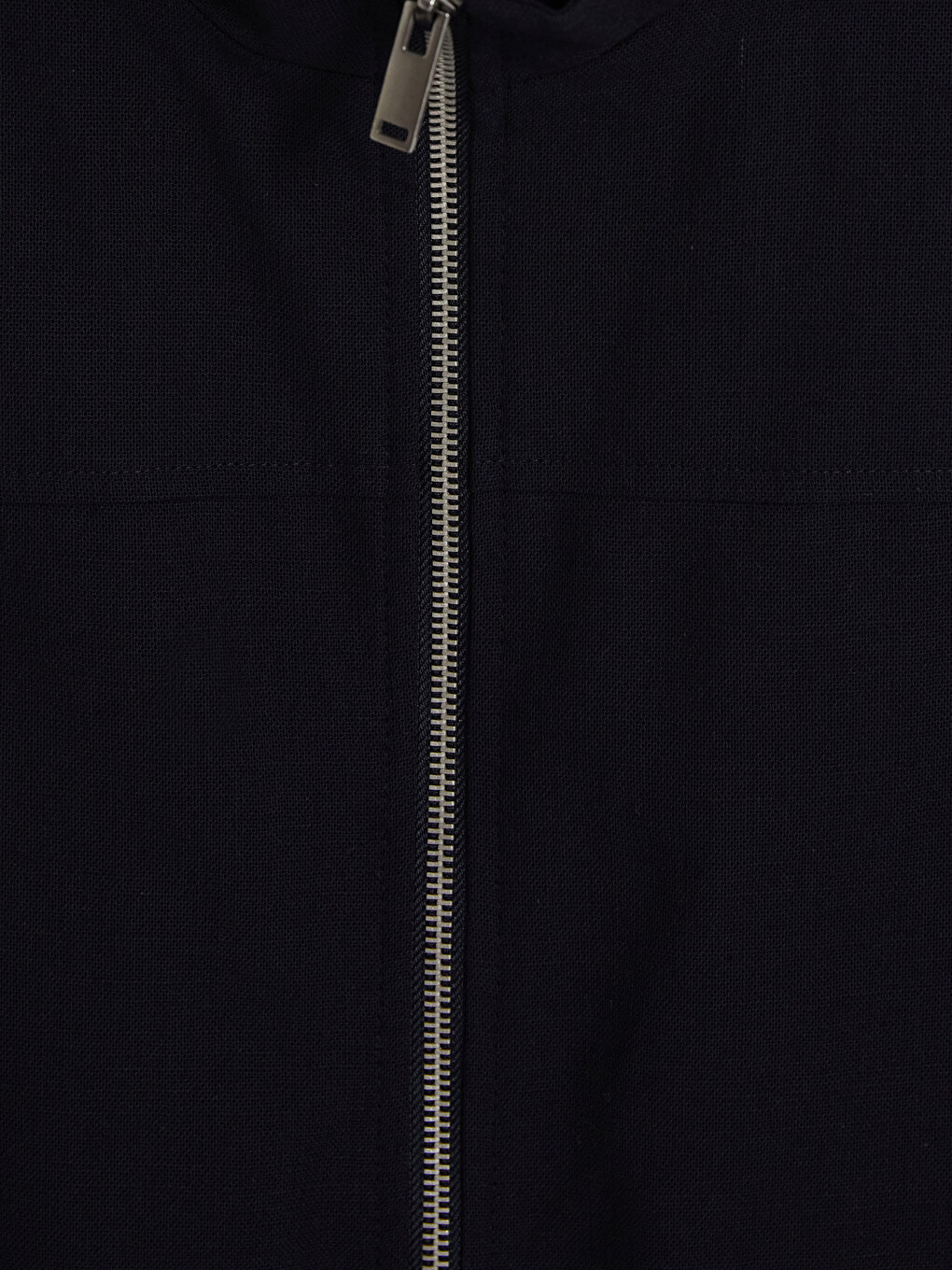 Lacivert Regular Fit Dik Yaka Erkek Mont-2