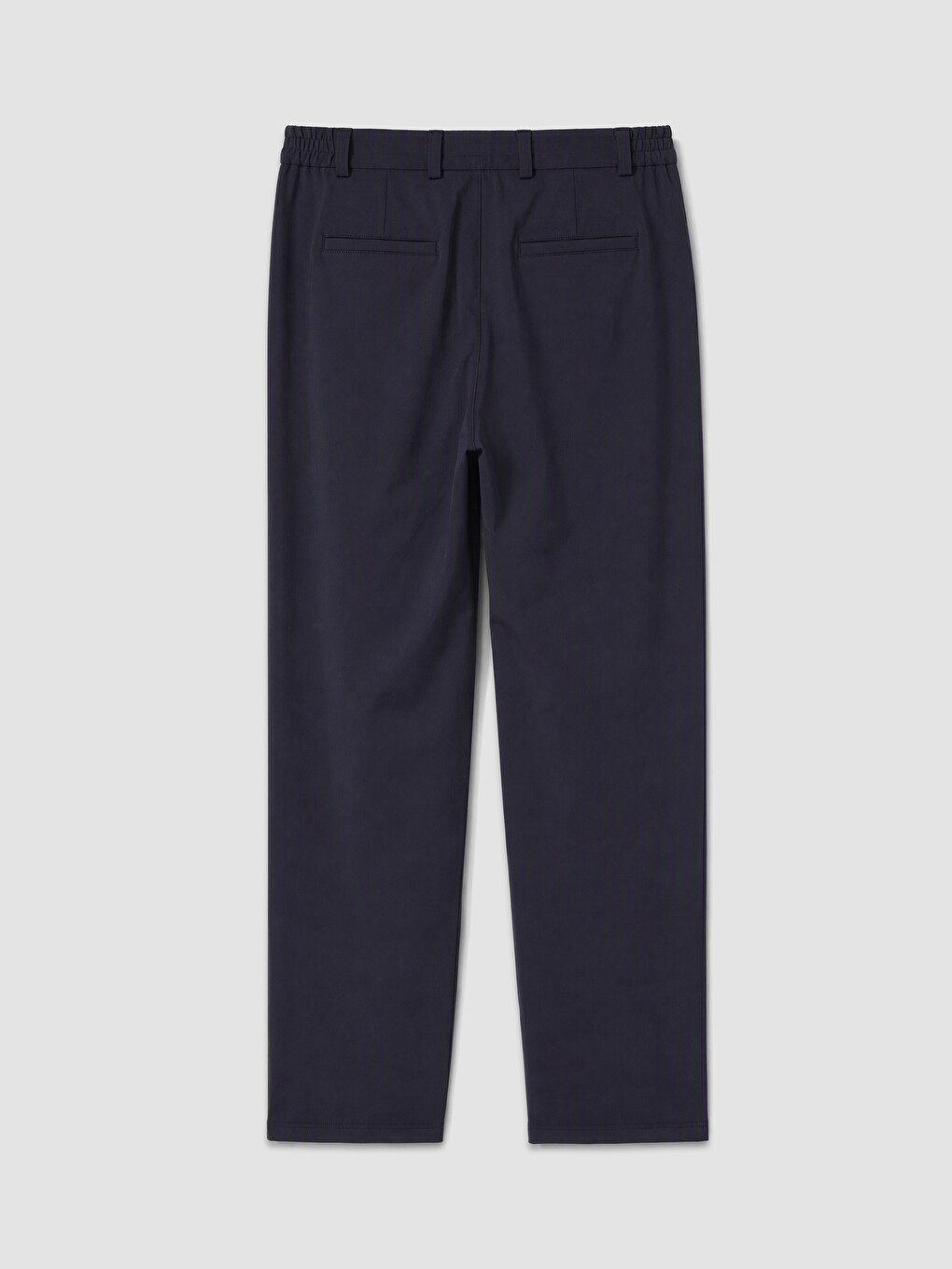 Lacivert Loose Fit Erkek Pileli Pantolon-1