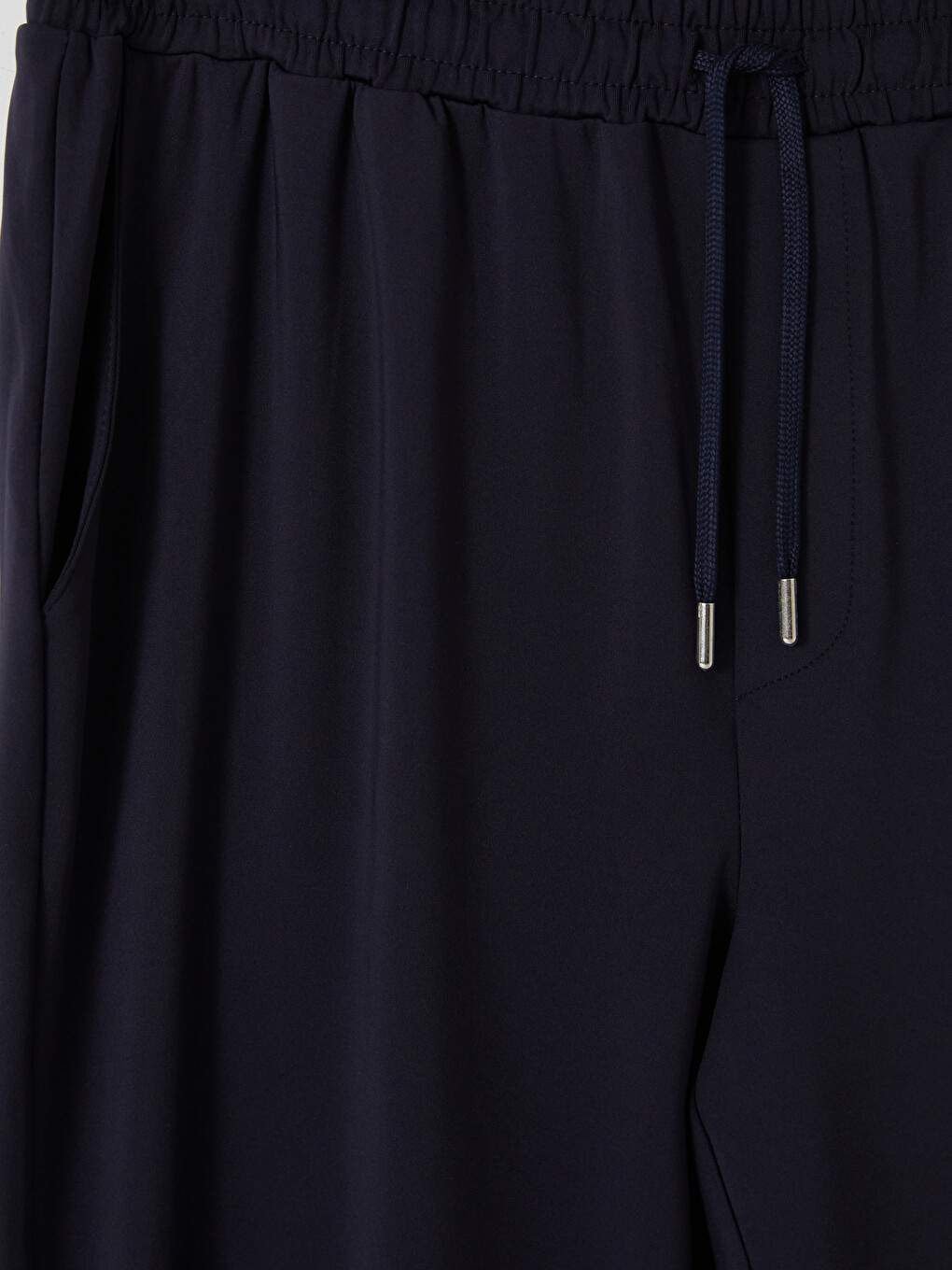 Lacivert Loose Fit Erkek Eşofman Altı-2