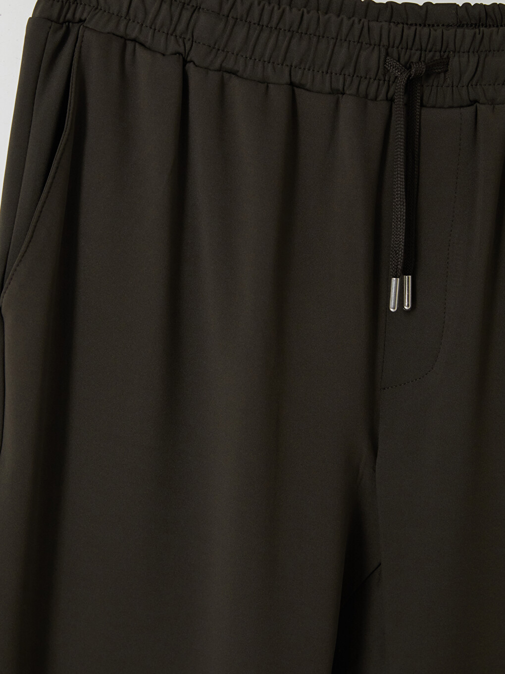 Haki Loose Fit Erkek Eşofman Altı-2