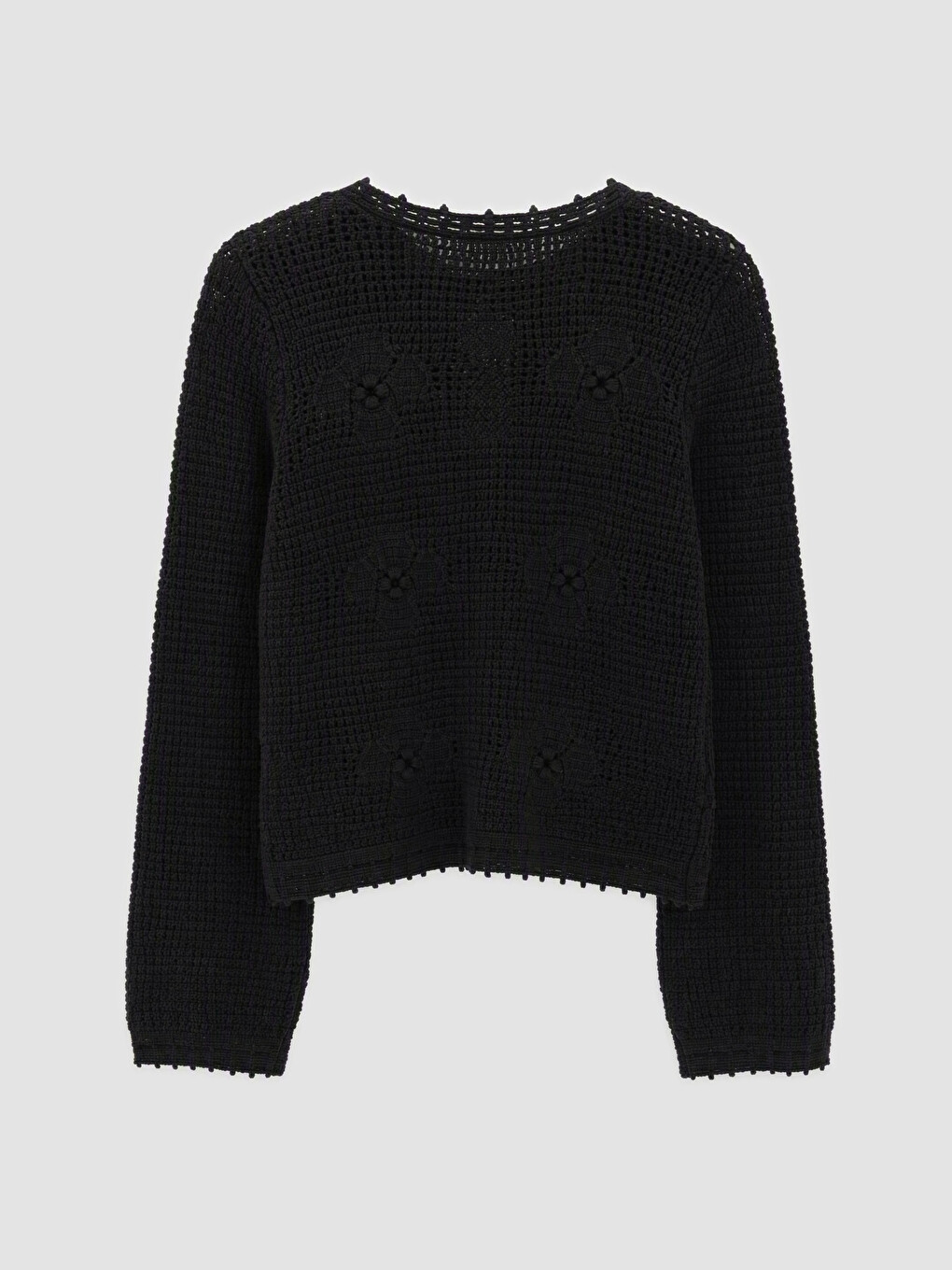 Woman Black Cardigan-1