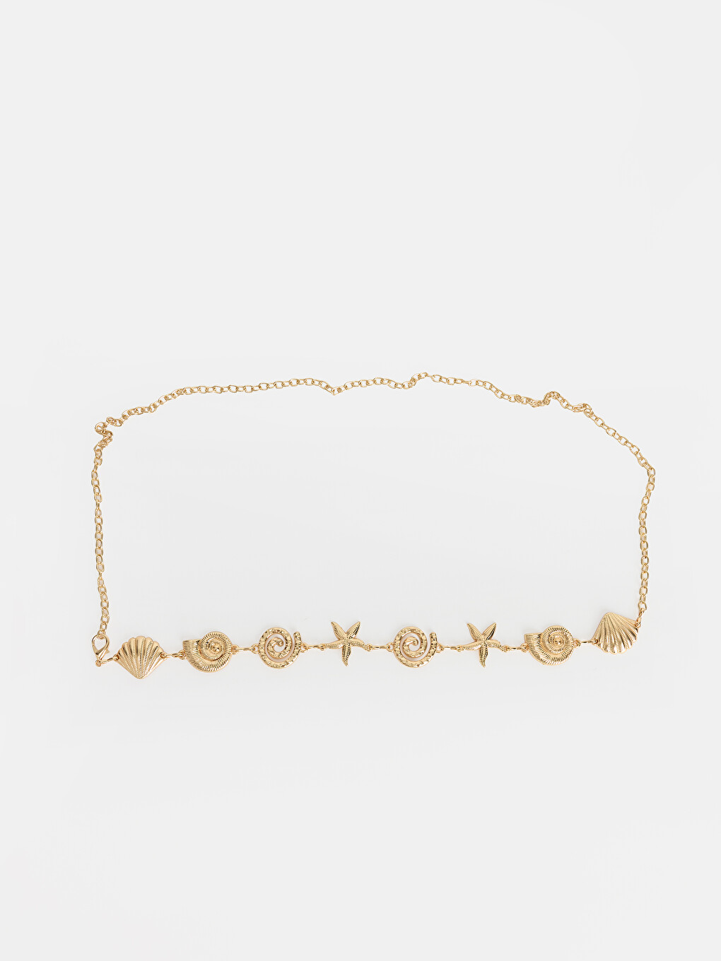Sea Shell Figured Women's Chain Belt-1