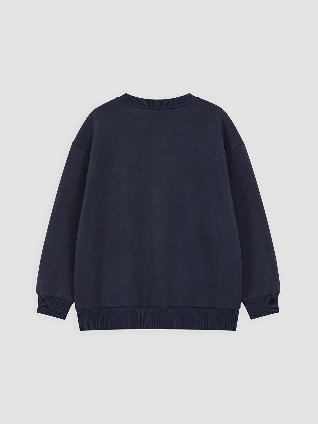 Lacivert Baskılı Erkek Çocuk Sweatshirt-1