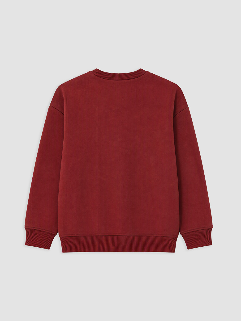 Bordo Baskılı Erkek Çocuk Sweatshirt-1