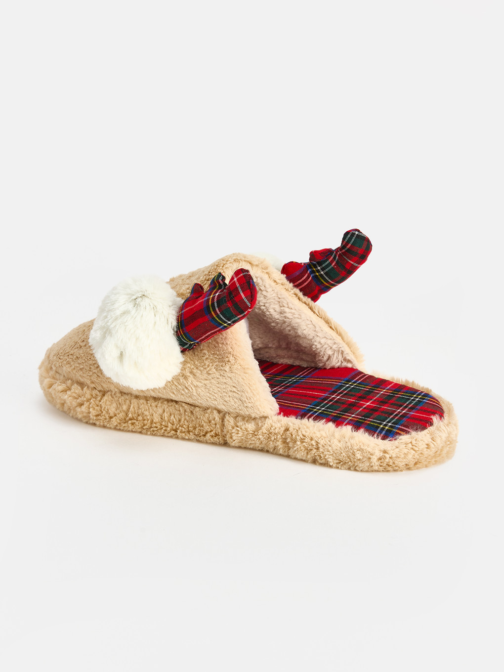 Woman Beige Home Slippers-2