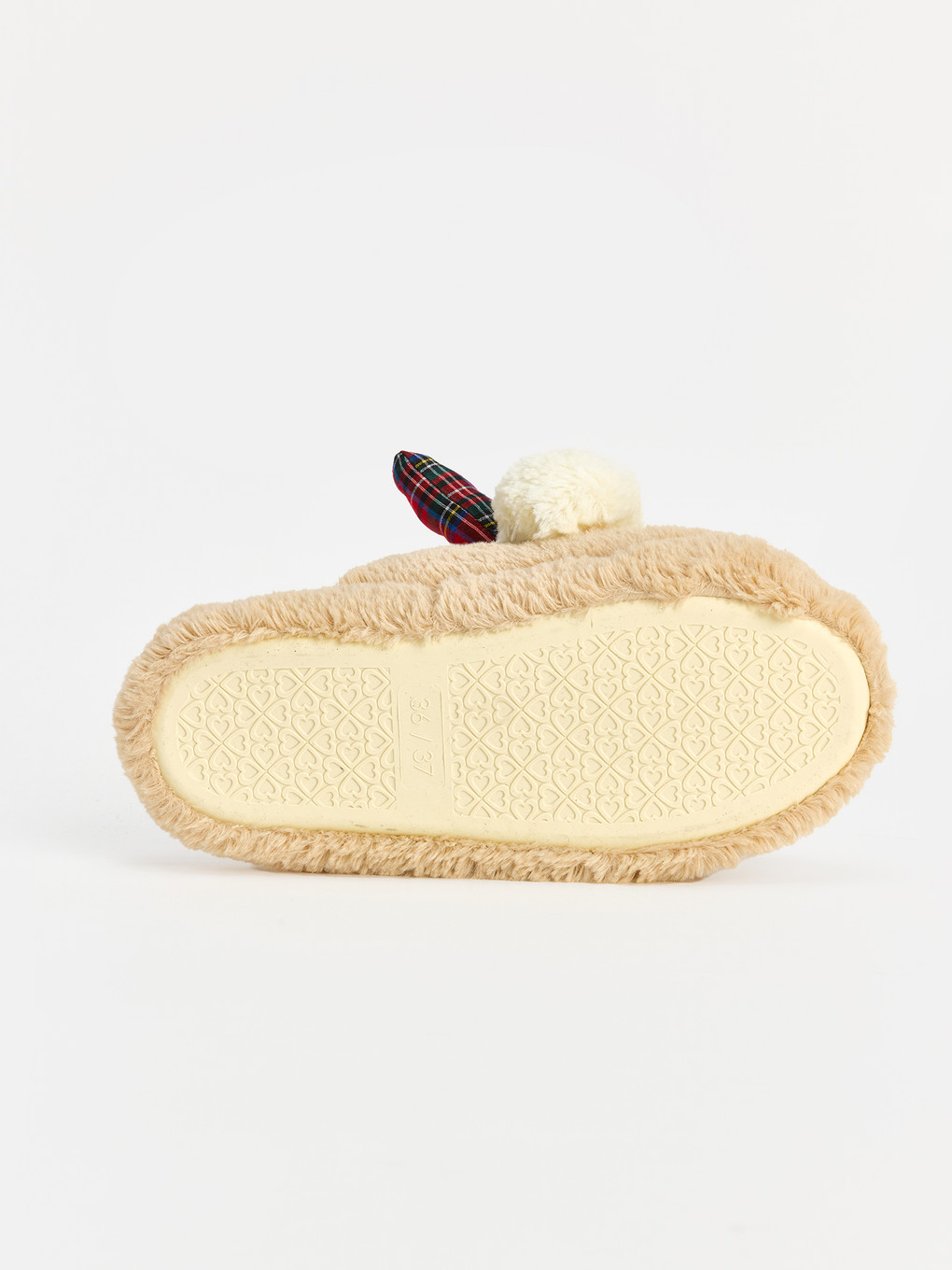 Woman Beige Home Slippers-3