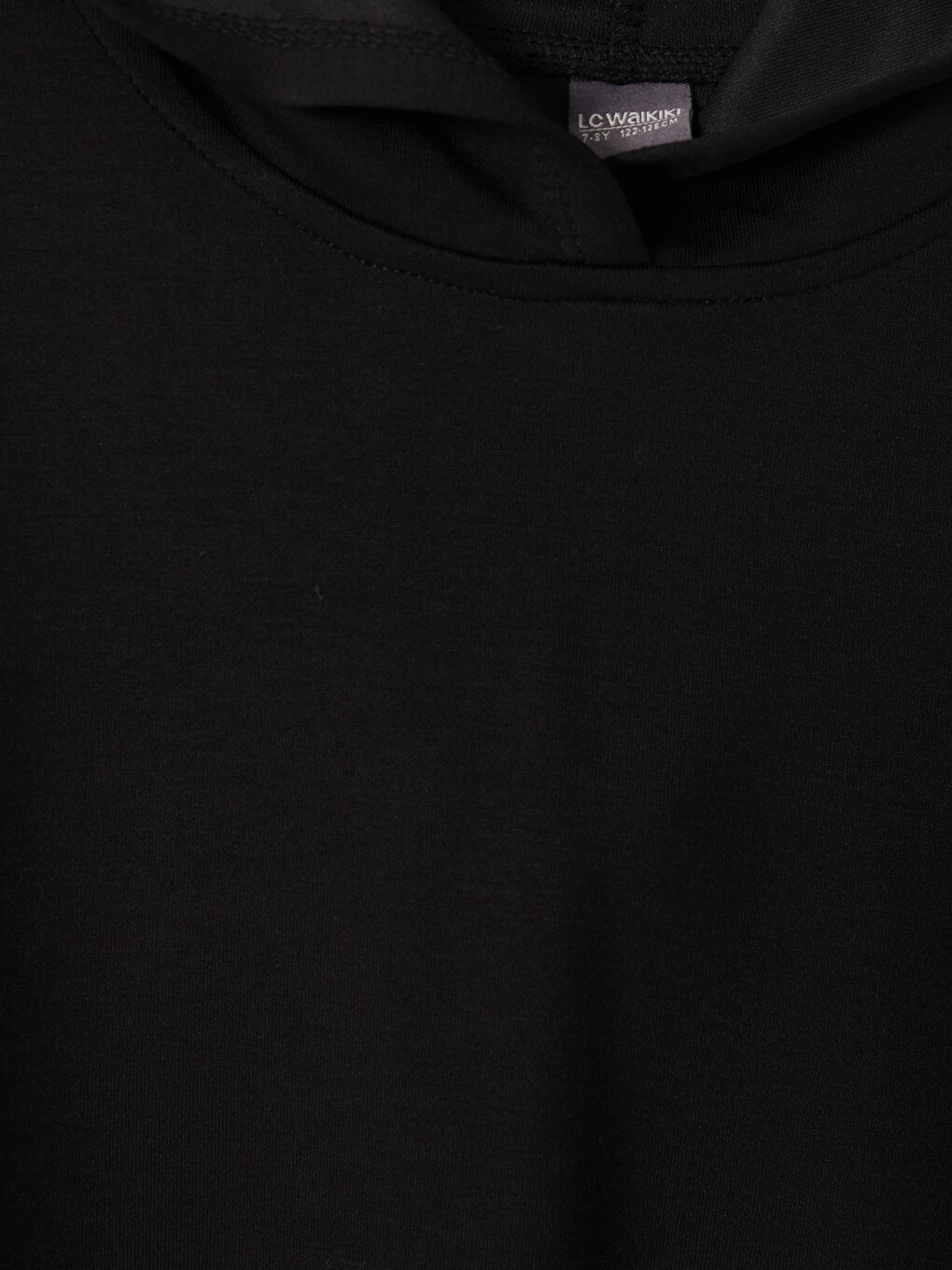 Siyah Soft Touch Kız Çocuk Fermuarlı Sweatshirt-1