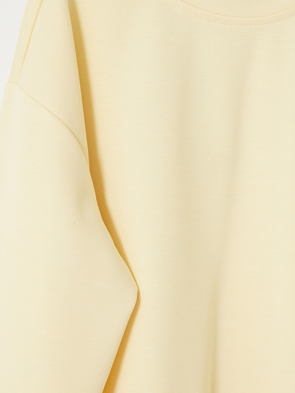 Sarı Kız Çocuk Soft Touch Sweatshirt-2