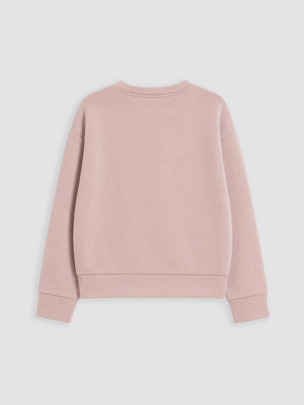 Pembe Kız Çocuk Soft Touch Sweatshirt-2