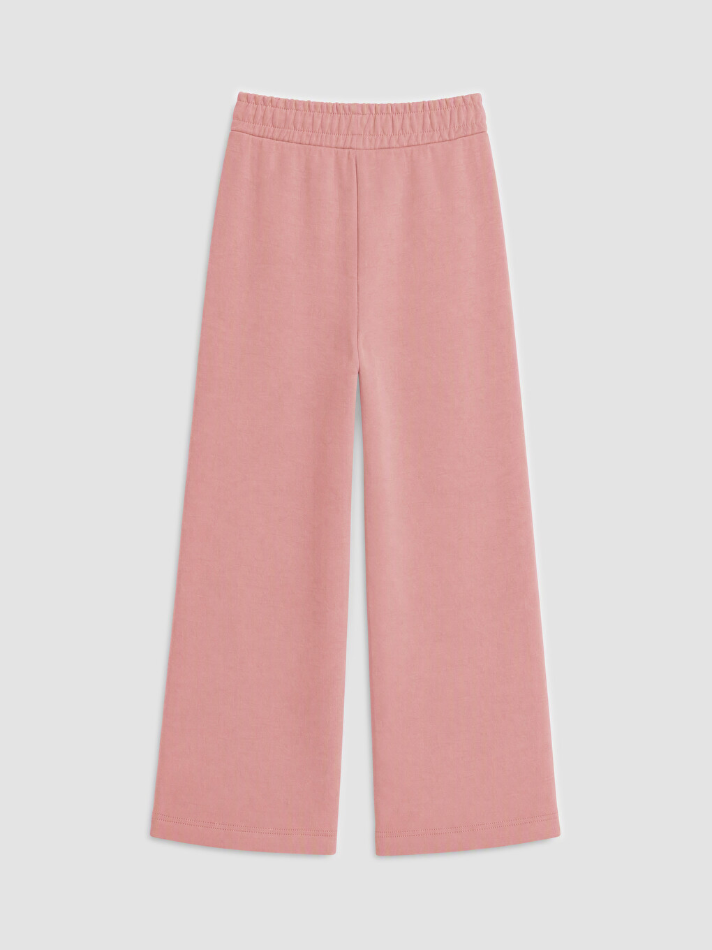 Pembe Geniş Paça Kız Çocuk Eşofman Altı-1