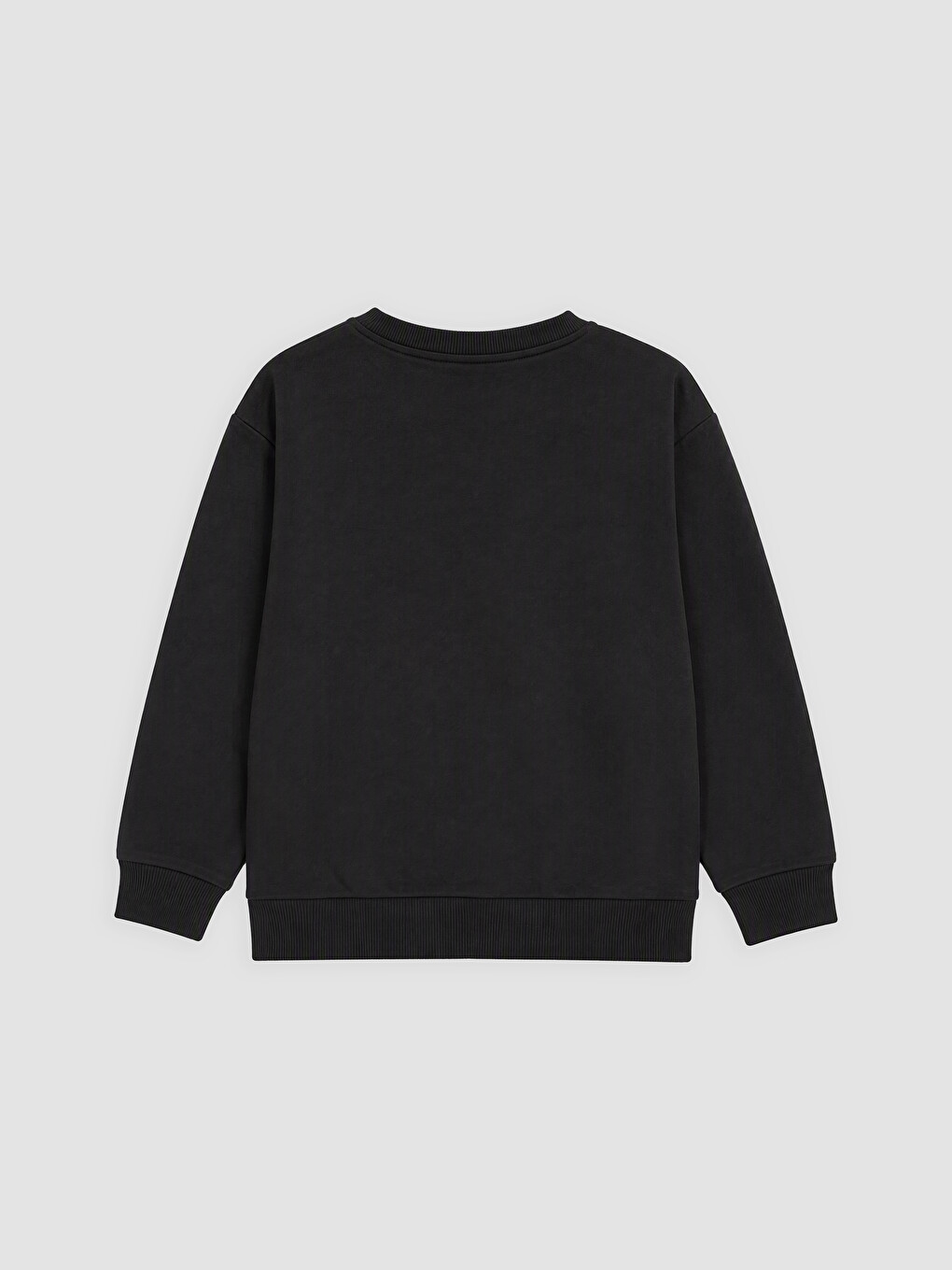 Siyah Baskılı Erkek Çocuk Sweatshirt-1