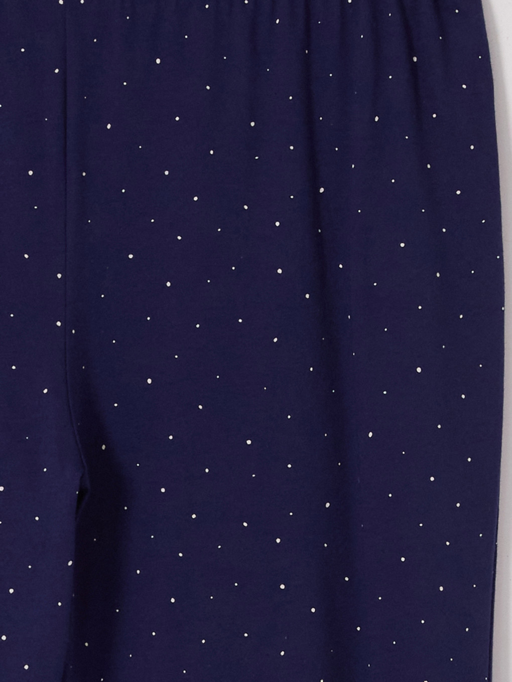 Lacivert Puantiyeli Kadın Pijama Takım-6