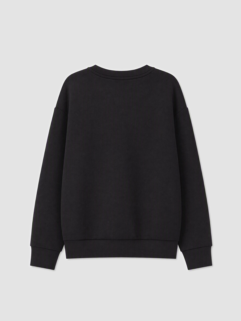 Siyah Kız Çocuk Soft Touch Sweatshirt-1