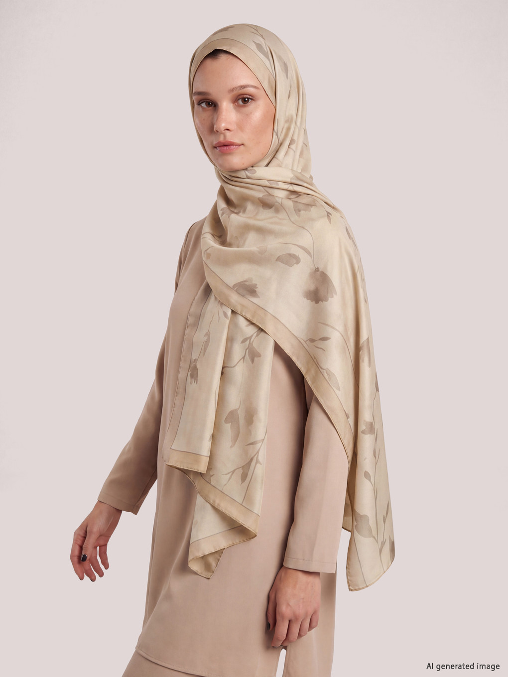 Patterned Women's Shawl