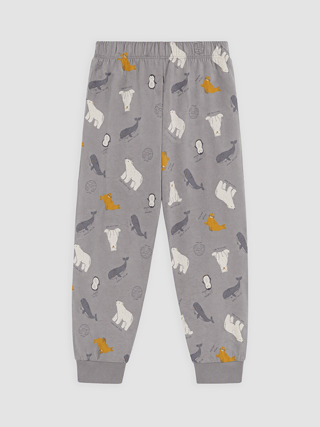 Boy Grey Pyjama Set-4