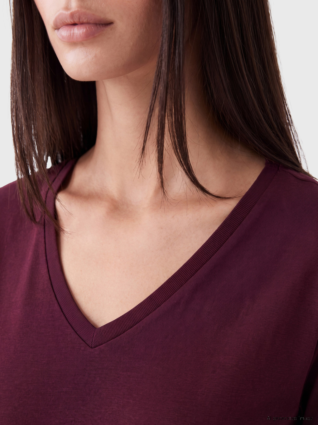 Body À Col En V Pour Femme-2