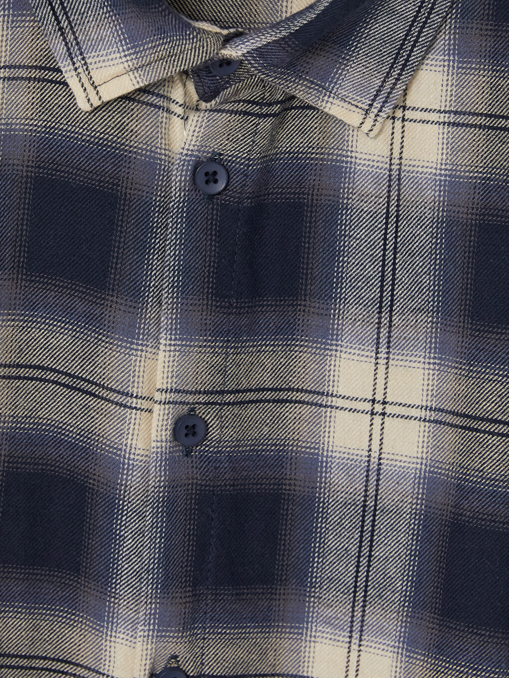Plaid Gabardine Boys' Shirt-1