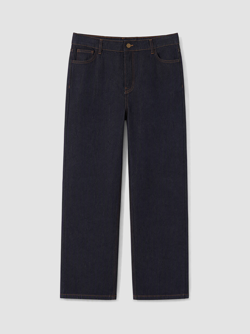 Lacivert Cepli Wideleg Jean