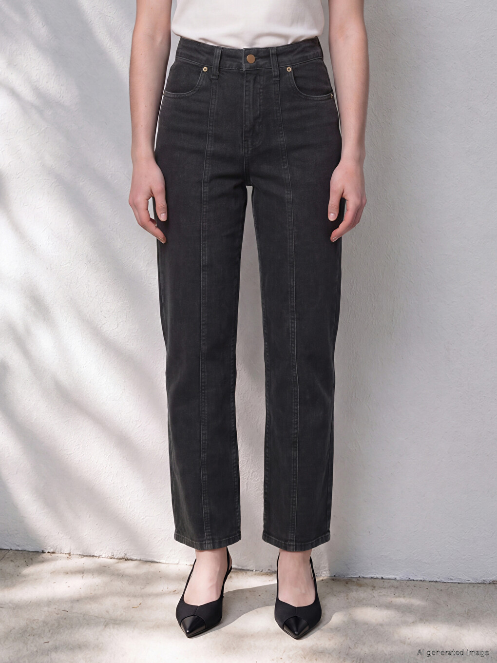 Slim Fit Farmerke Sa Džepovima-1