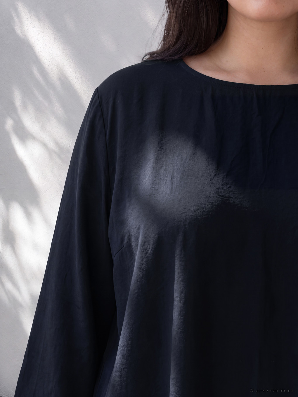 Plus Size Modal Blended Blouse-5