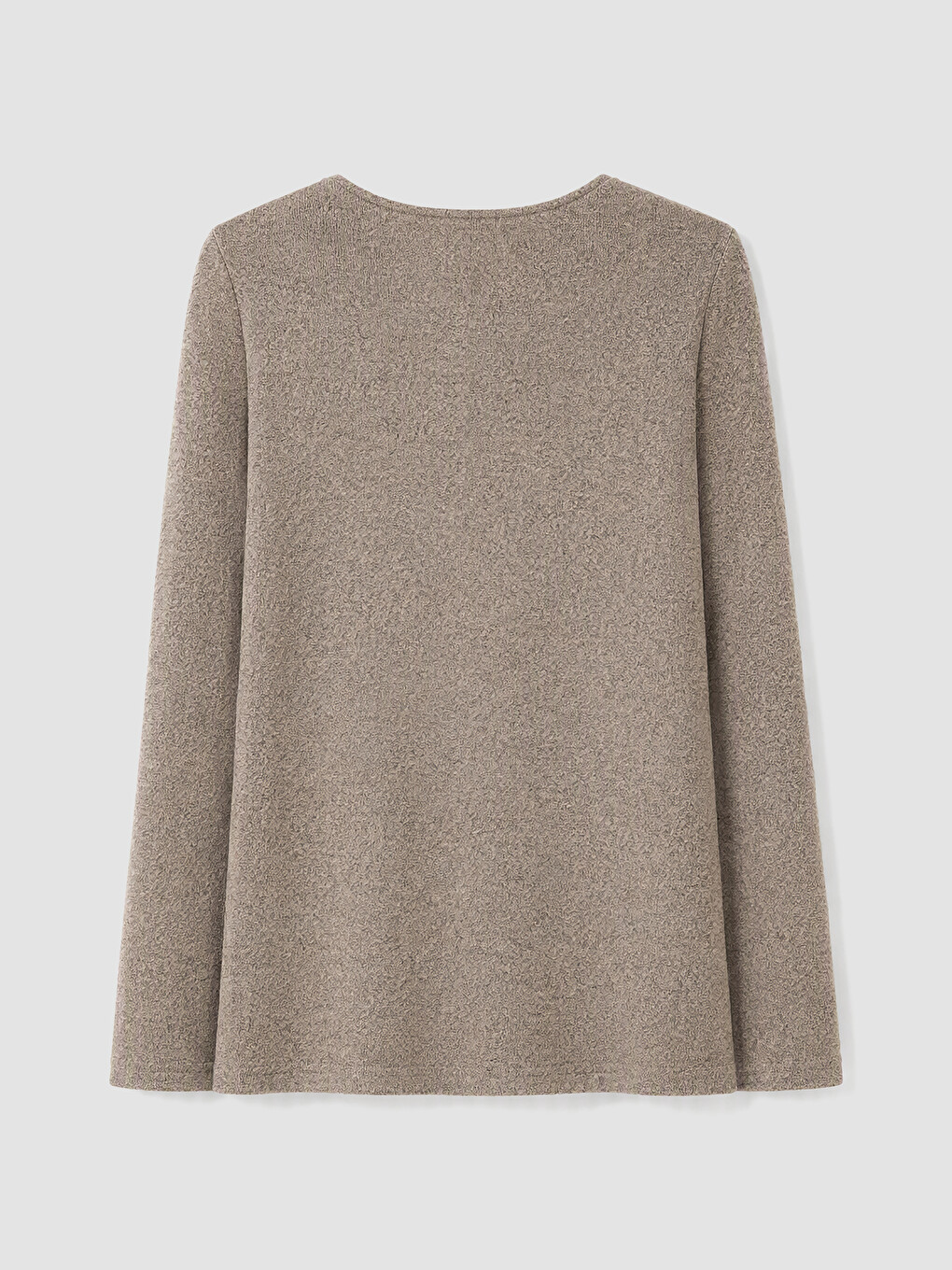 Crew Neck Patterned Blouse-2