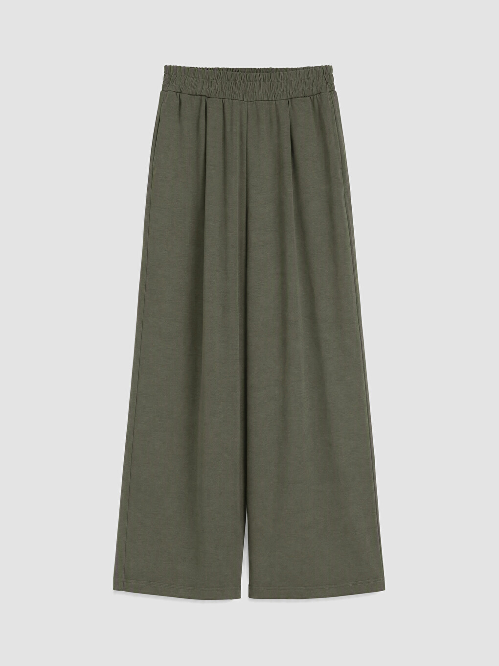 Wide Leg Women's Pleated Sweatpants