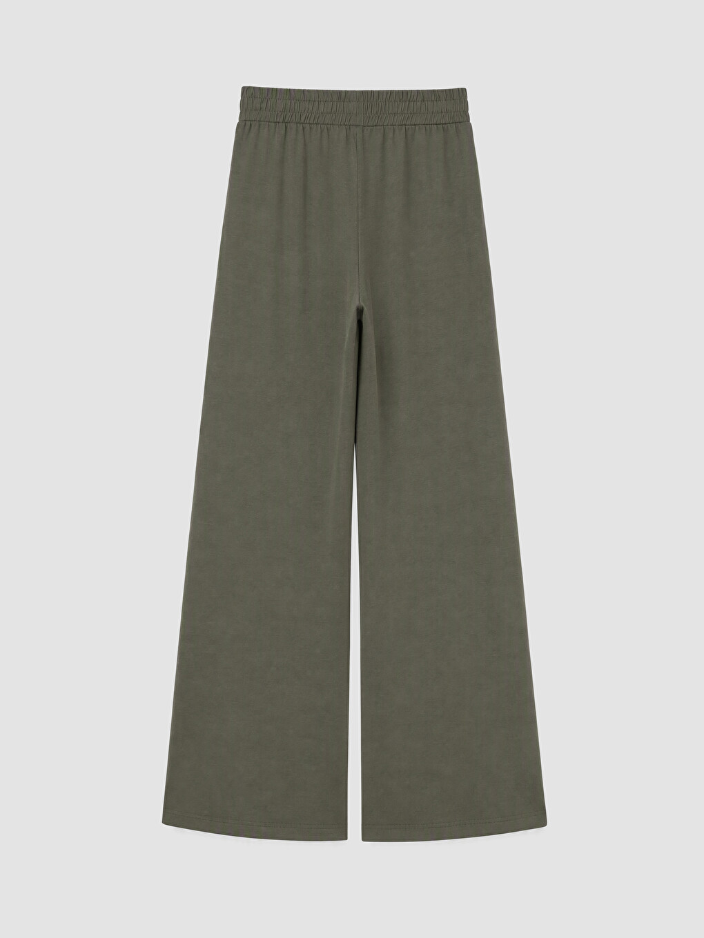 Wide Leg Women's Pleated Sweatpants-2