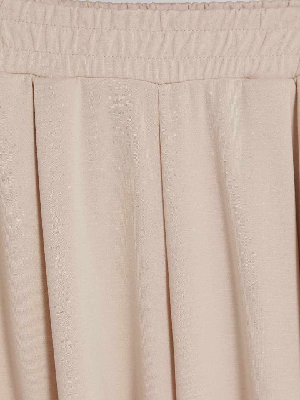 Wide Leg Women's Pleated Sweatpants-1