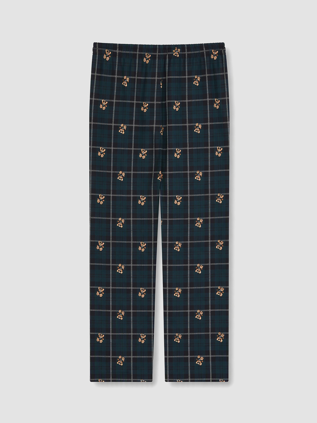 Yeşil Baskılı Erkek Pijama Altı-6