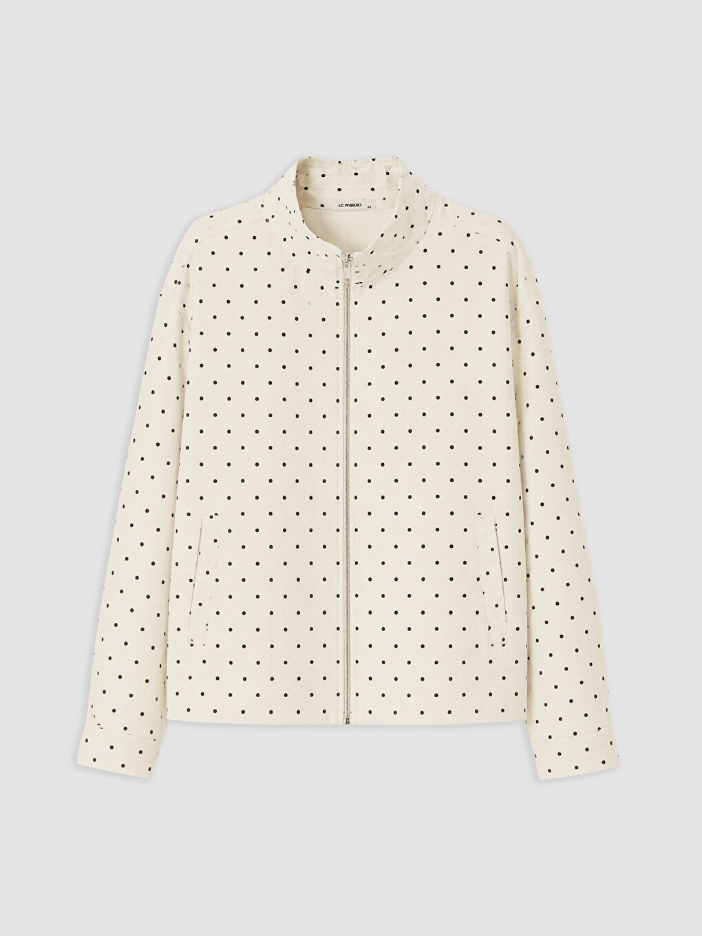 Plus Size Polka Dot Women's Jacket-2