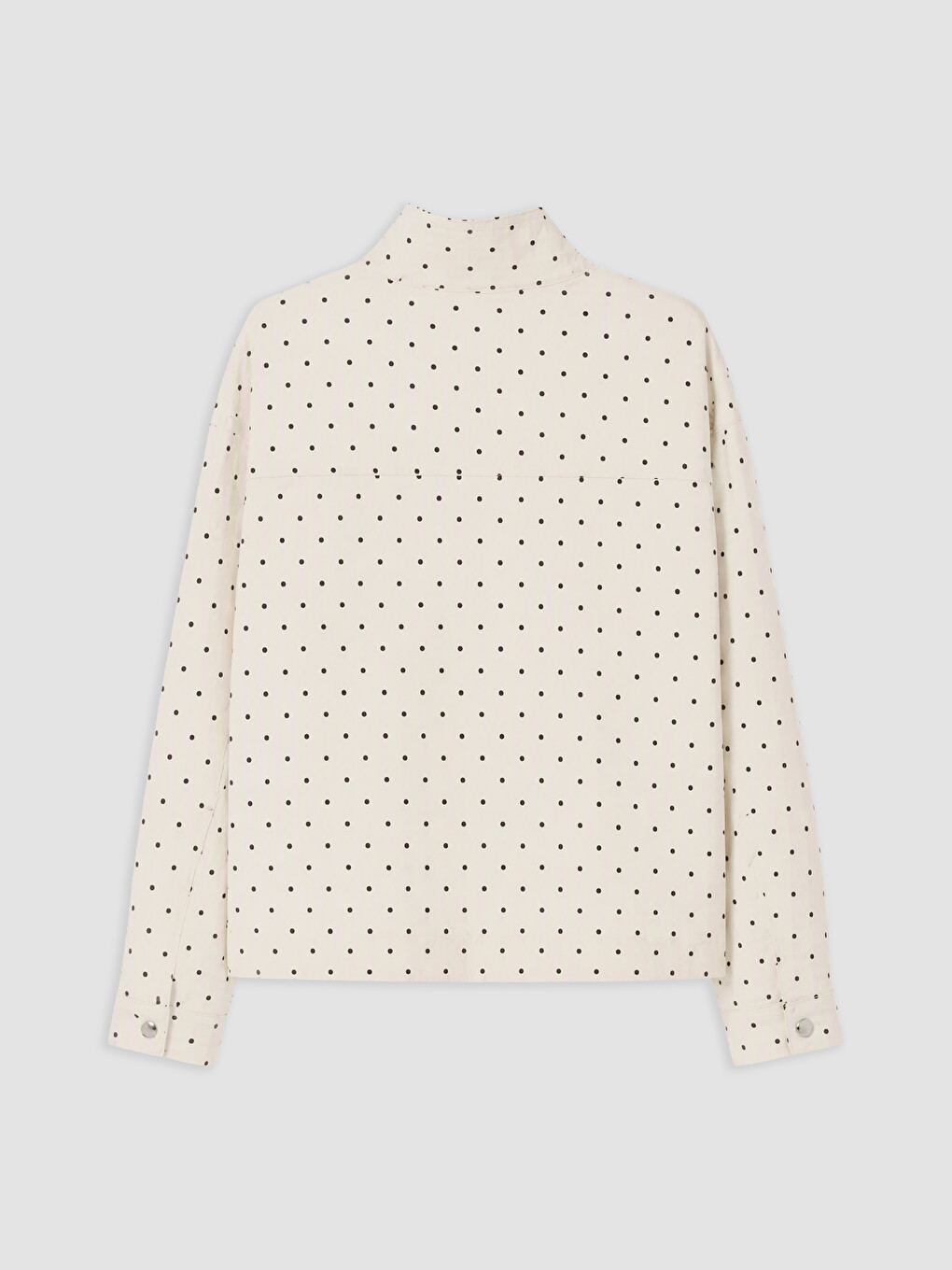 Plus Size Polka Dot Women's Jacket-3