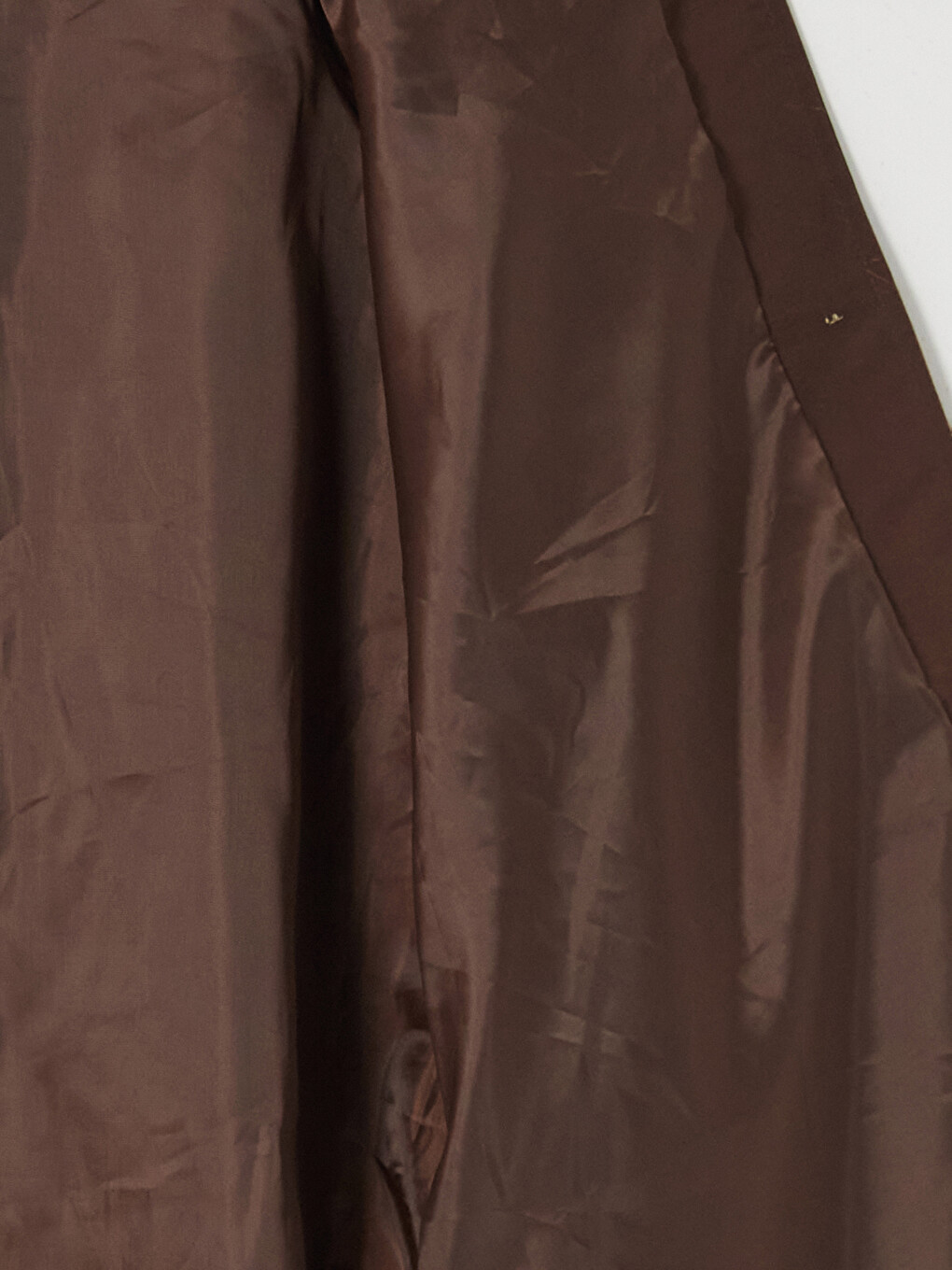 Contrast Collar Women's Trench Coat-3