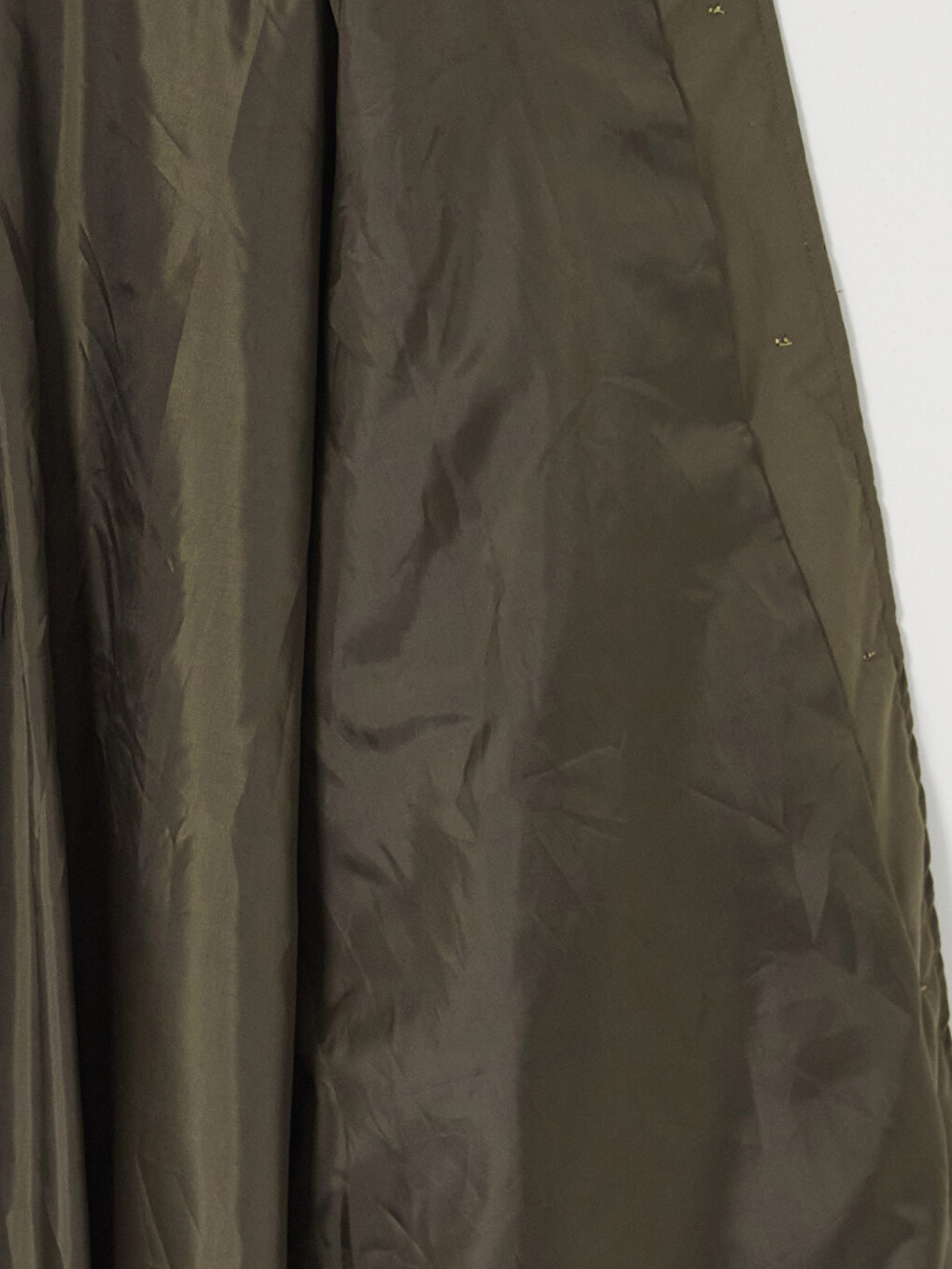 Plus Size Contrast Collar Women's Trench Coat-3