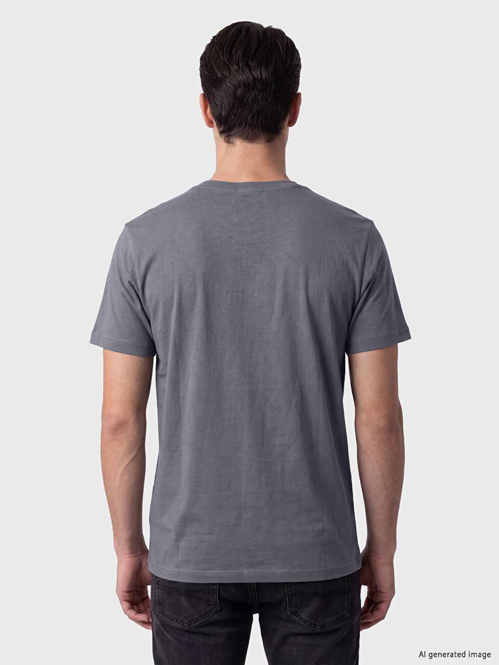 Crew Neck Printed Men's T-shirt-2