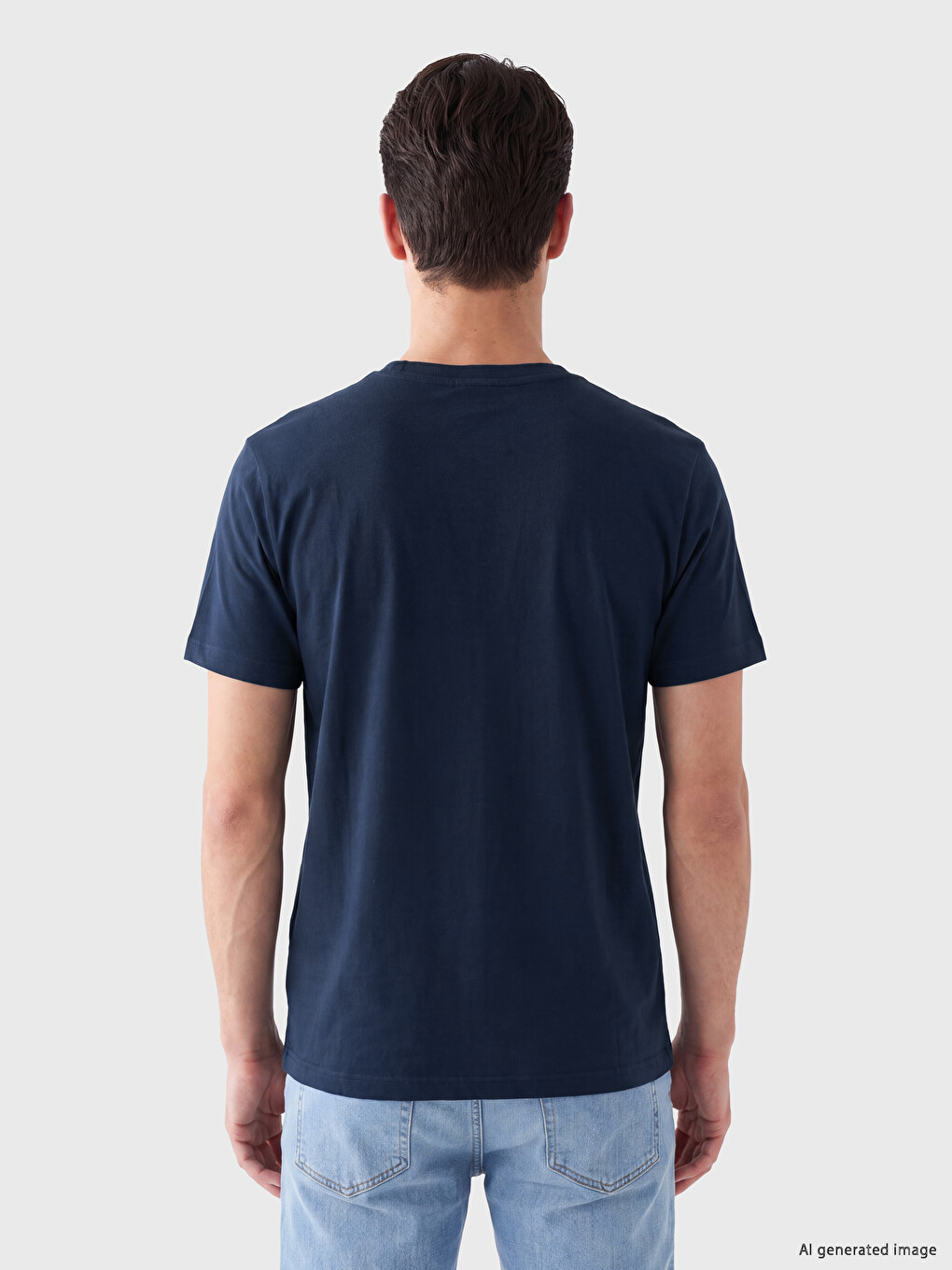 Crew Neck Printed Men's T-shirt-2