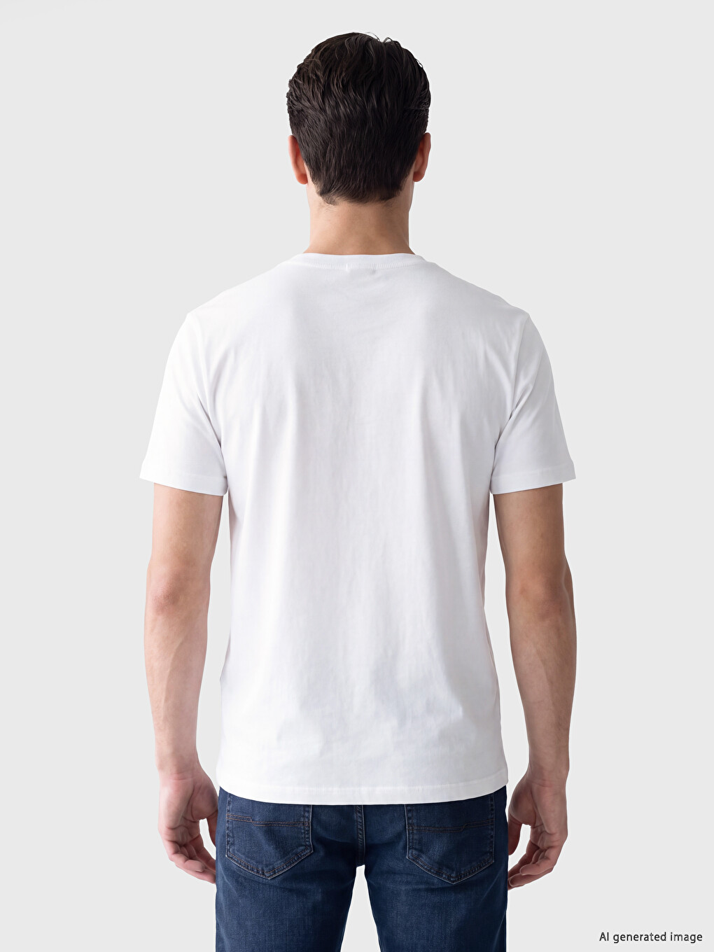 Crew Neck Printed Men's T-shirt-2