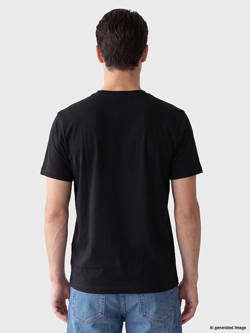 Crew Neck Printed Men's T-shirt-2