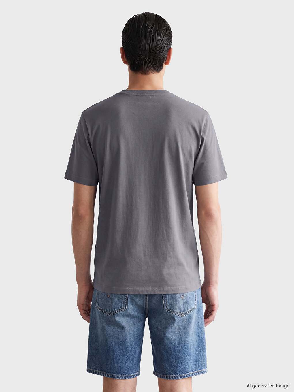 Crew Neck Printed Men's T-shirt-2