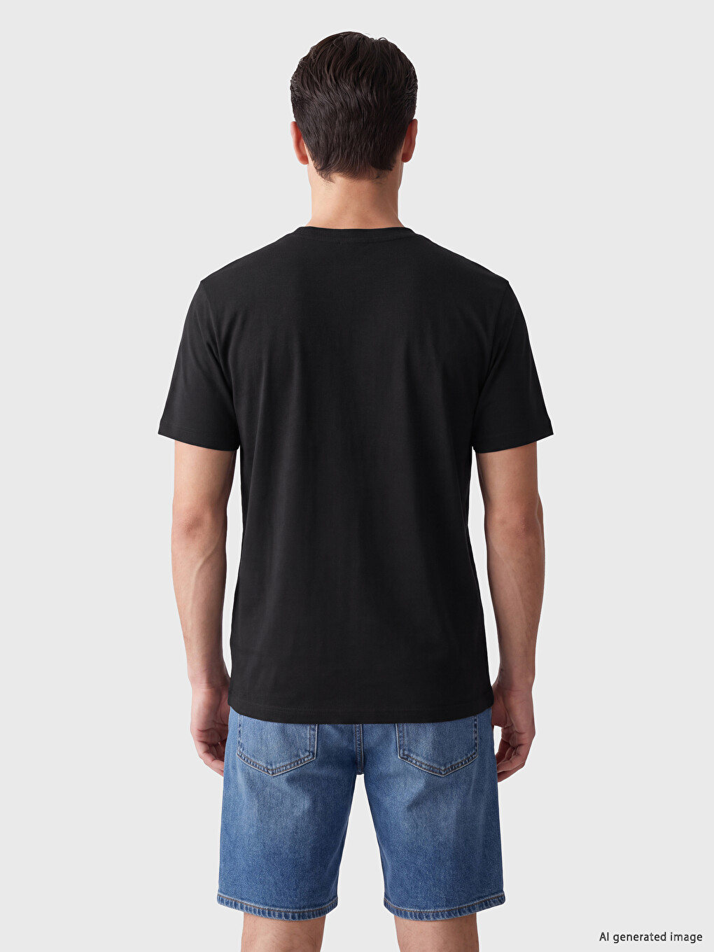 Crew Neck Printed Men's T-shirt-2