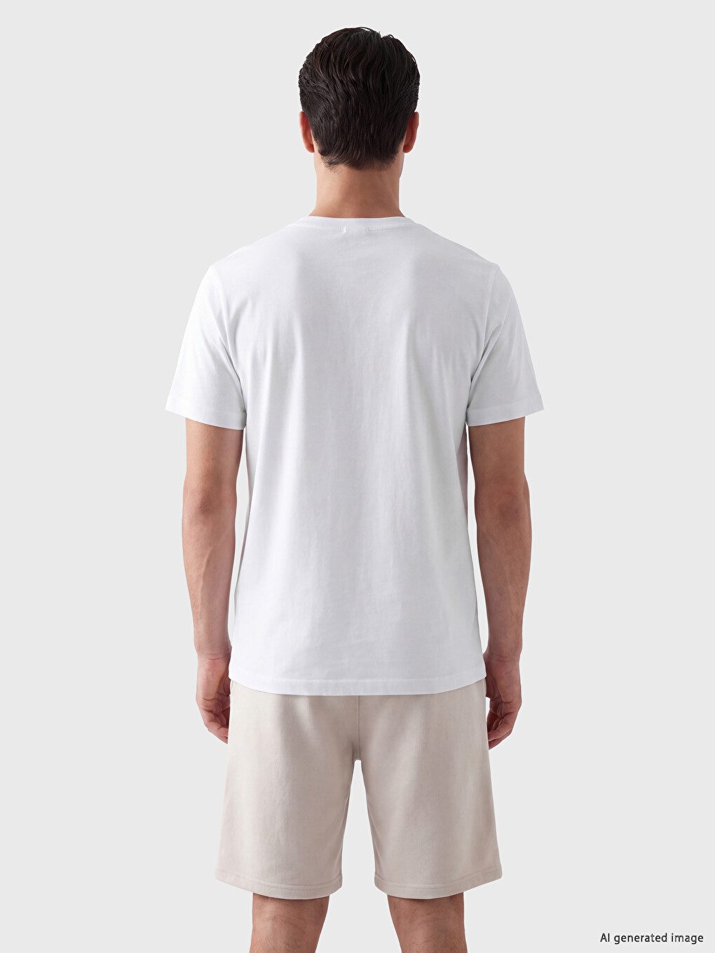Crew Neck Printed Men's T-shirt-2