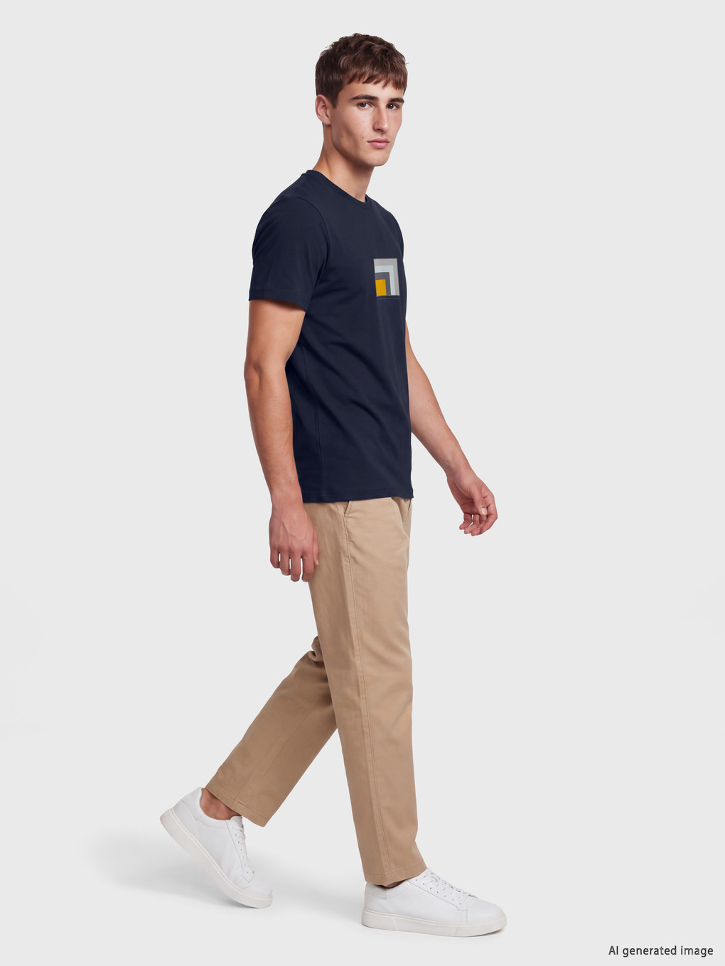 Crew Neck Jersey Men's T-shirt-1