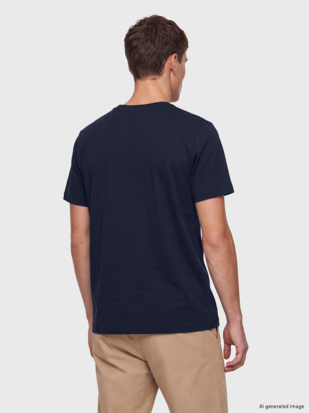 Crew Neck Jersey Men's T-shirt-3